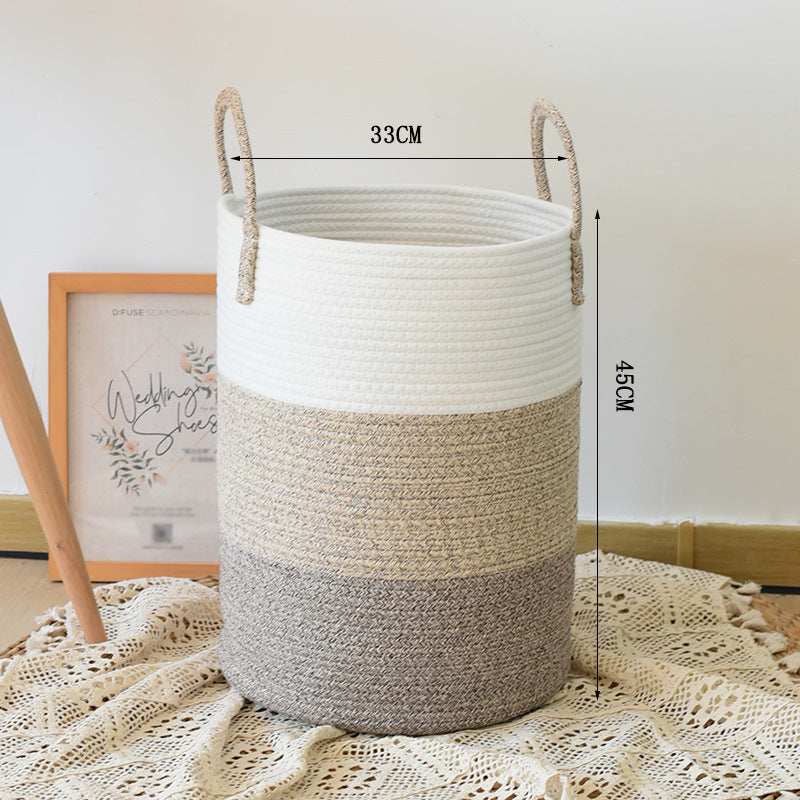 WOVEN STORAGE BASKET