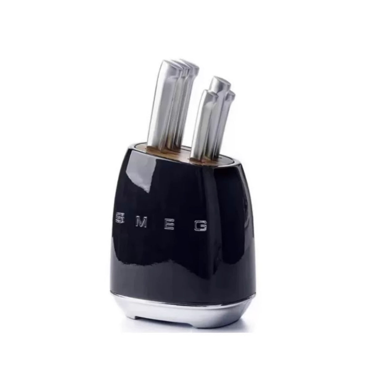 SMEG INSPIRED KNIFE BLOCK SET