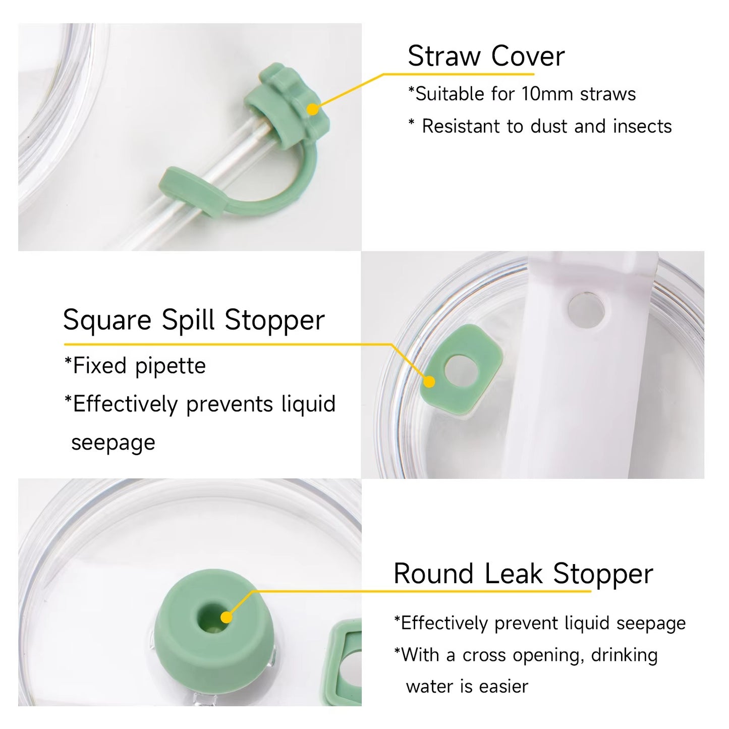 SILICONE SPILL LEAK PROOF STOPPER