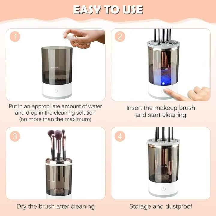 2 IN 1  MAKE UP BRUSH CLEANER