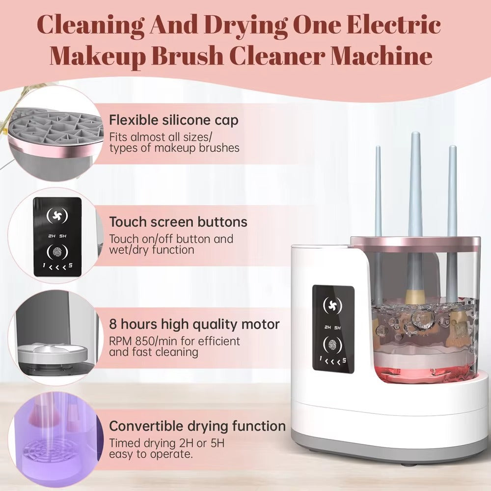3 IN 1 ELECTRIC MAKE UP BRUSH CLEANER