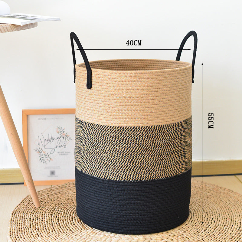 WOVEN STORAGE BASKET