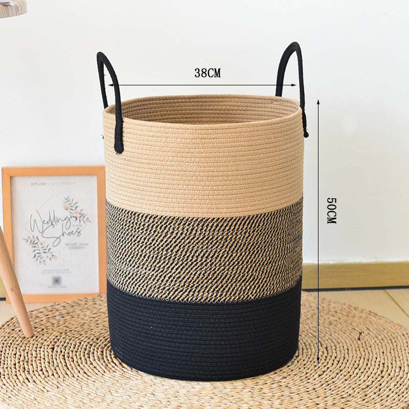 WOVEN STORAGE BASKET