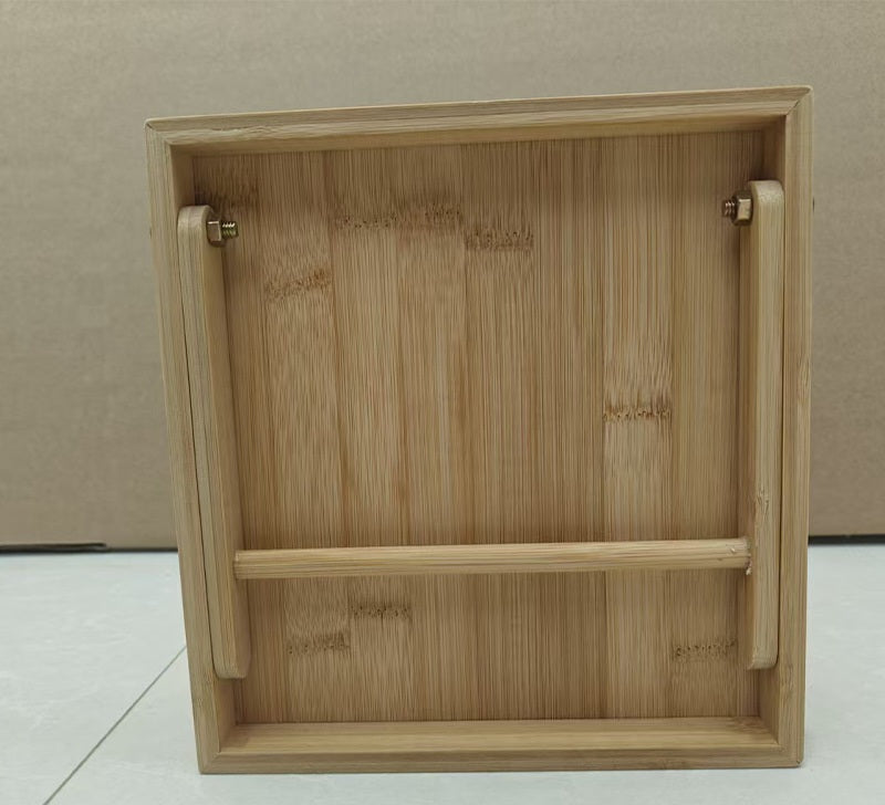 12-TIER BAMBOO SPICE JAR + RACK ORGANIZER