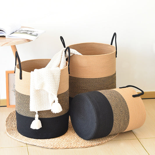 WOVEN STORAGE BASKET