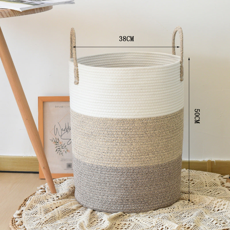 WOVEN STORAGE BASKET