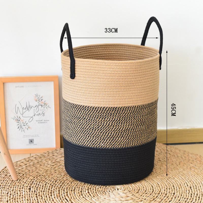 WOVEN STORAGE BASKET