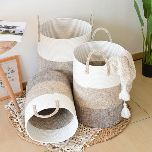 WOVEN STORAGE BASKET