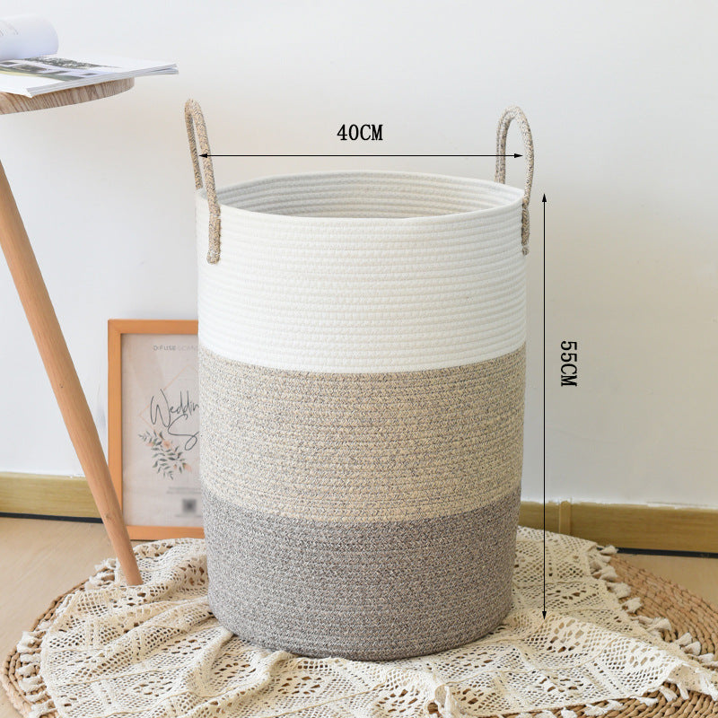 WOVEN STORAGE BASKET